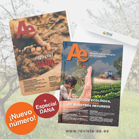 Revista de divulgación agroecológica Ae, con contenidos científicos, técnicos y sociales sobre Agroecología, Producción y Alimentación Ecológicas