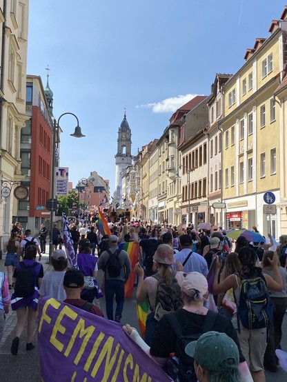 Demonstration in Bautzen